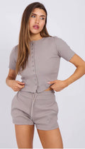 Cora Shorts & Button up top Co-Ord Set